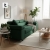 Rozkładana sofa, Bellezza, 209x100x87 cm, butelkowa zieleń