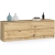 Komoda do domu, STILO, 160x40x55 cm, dąb artisan, mat
