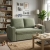 Sofa dwuosobowa, BLOM, sztruks, 148x87x90 cm, oliwkowy