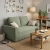Sofa dwuosobowa, BLOM, sztruks, 148x87x90 cm, oliwkowy