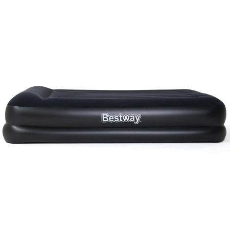 Materac dmuchany, z pompką, Bestway, 203x152x46 cm