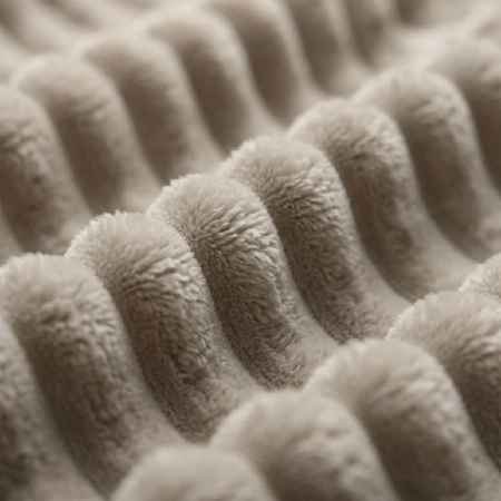 arożnik rozkładany, prawy, gruby sztruks, TESSA, 202x145x92 cm, beżowy
