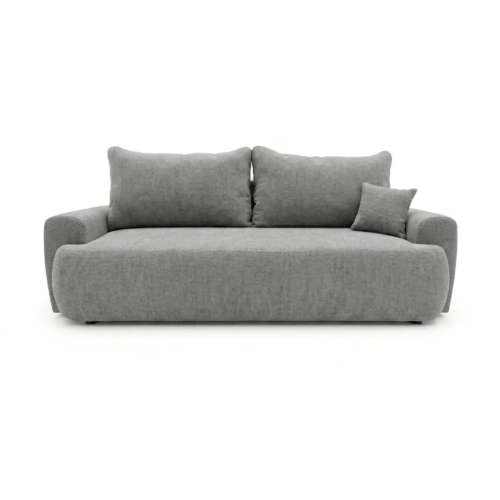Przejdź do produktu Kanapa z funkcją spania, CORANO, 239x102x93 cm, jasny szary