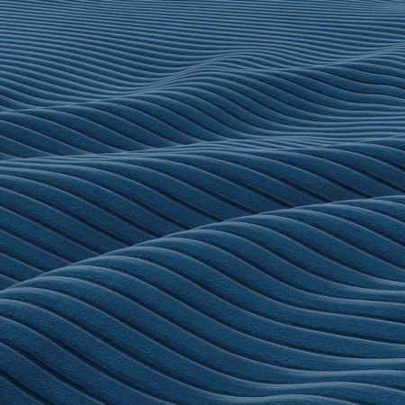 Kanapa z funkcją spania, sztruks, CORANO, 239x102x93 cm, niebieski