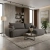 Duży narożnik, prawostronny, sztruks, CORANO, 266x167x93 cm, ciemny szary