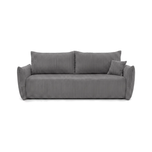 Przejdź do produktu Kanapa dwuosobowa, sztruks, SERANO, 230x112x92 cm, ciemny szary
