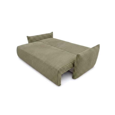 Kanapa dwuosobowa, sztruks, SERANO, 230x112x92 cm, jasny zielony