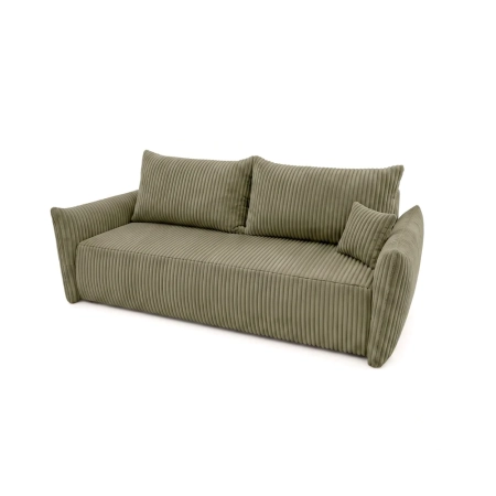Kanapa dwuosobowa, sztruks, SERANO, 230x112x92 cm, jasny zielony