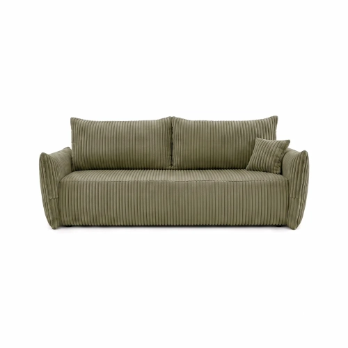 Przejdź do produktu Kanapa dwuosobowa, sztruks, SERANO, 230x112x92 cm, jasny zielony