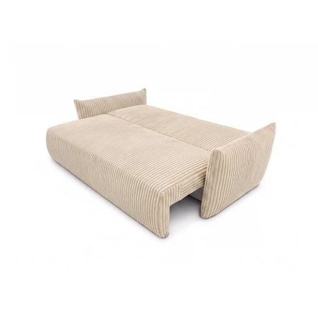 Kanapa dwuosobowa, sztruks, SERANO, 230x112x92 cm, beżowy