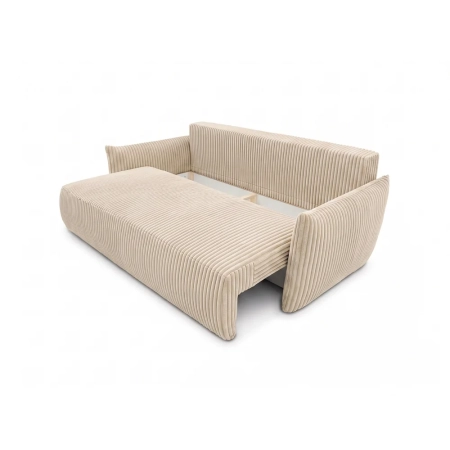 Kanapa dwuosobowa, sztruks, SERANO, 230x112x92 cm, beżowy