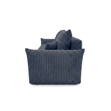 Kanapa dwuosobowa, sztruks, SERANO, 230x112x92 cm, niebieski
