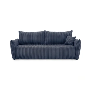 Kanapa dwuosobowa, sztruks, SERANO, 230x112x92 cm, niebieski
