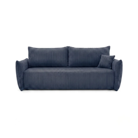 Kanapa dwuosobowa, sztruks, SERANO, 230x112x92 cm, niebieski