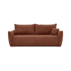 Kanapa dwuosobowa, sztruks, SERANO, 230x112x92 cm, miedziany