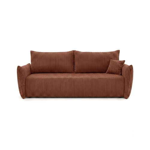 Przejdź do produktu Kanapa dwuosobowa, sztruks, SERANO, 230x112x92 cm, miedziany