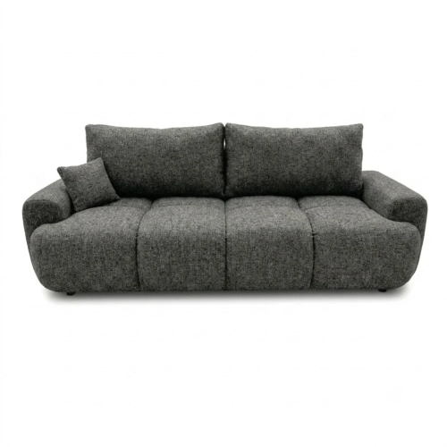 Przejdź do produktu Kanapa, PELAGO, szenil, 239x102x93 cm, ciemny szary