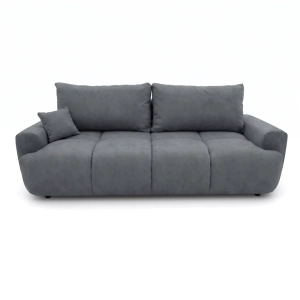 Kanapa, PELAGO, velvet, 239x102x93 cm, ciemny szary