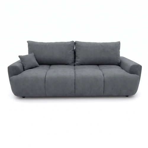 Przejdź do produktu Kanapa, PELAGO, velvet, 239x102x93 cm, ciemny szary