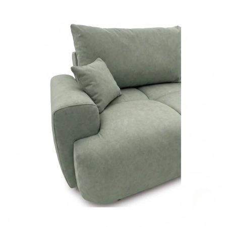 Kanapa, PELAGO, velvet, 239x102x93 cm, jasny zielony