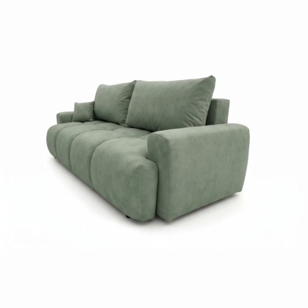 Kanapa, PELAGO, velvet, 239x102x93 cm, jasny zielony