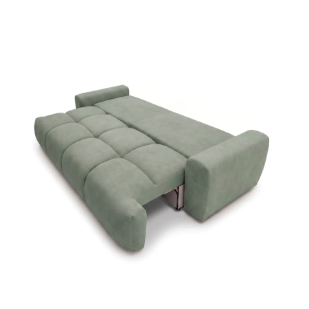 Kanapa, PELAGO, velvet, 239x102x93 cm, jasny zielony