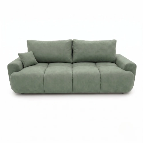 Przejdź do produktu Kanapa, PELAGO, velvet, 239x102x93 cm, jasny zielony