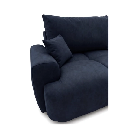 Kanapa, PELAGO, velvet, 239x102x93 cm, niebieski