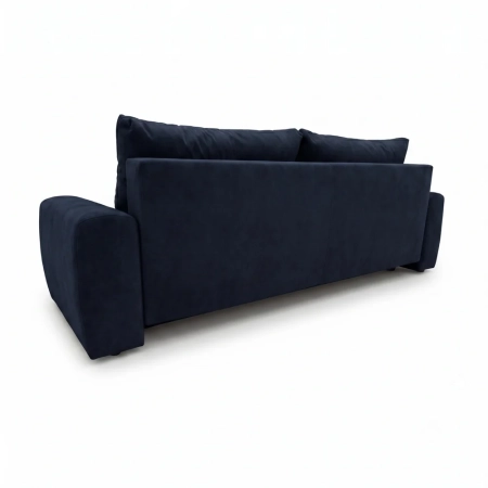 Kanapa, PELAGO, velvet, 239x102x93 cm, niebieski