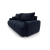 Kanapa, PELAGO, velvet, 239x102x93 cm, niebieski