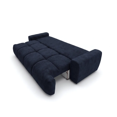 Kanapa, PELAGO, velvet, 239x102x93 cm, niebieski