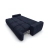 Kanapa, PELAGO, velvet, 239x102x93 cm, niebieski