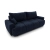 Kanapa, PELAGO, velvet, 239x102x93 cm, niebieski