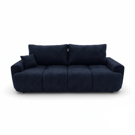 Kanapa, PELAGO, velvet, 239x102x93 cm, niebieski