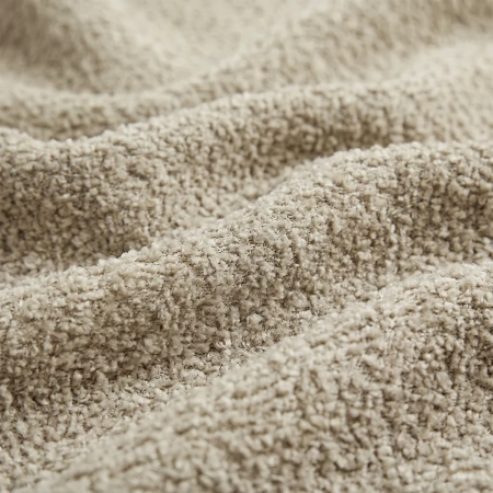 Nowoczesna kanapa, boucle, BRISO, 243x102x93 cm, beżowy