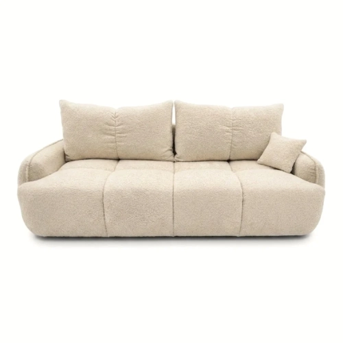 Przejdź do produktu Nowoczesna kanapa, boucle, BRISO, 243x102x93 cm, beżowy