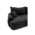 Nowoczesna kanapa, boucle, BRISO, 243x102x93 cm, czarny