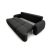 Nowoczesna kanapa, boucle, BRISO, 243x102x93 cm, czarny