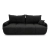 Nowoczesna kanapa, boucle, BRISO, 243x102x93 cm, czarny