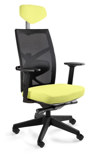 Przejdź do produktu Fotel biurowy, ergonomiczny, Tune, mustard