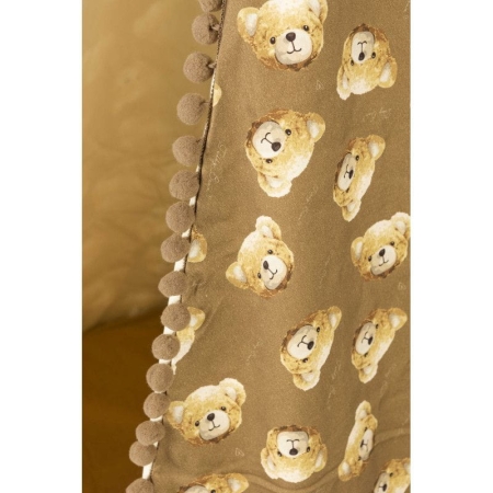 Huśtawka kokon dla dzieci, bawełna, teddy bear