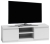 Szafka pod telewizor, stolik rtv, malwa, 120x40x36 cm, biel, mat