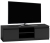 Szafka pod telewizor, stolik rtv, malwa, 120x40x36 cm, czerń, mat
