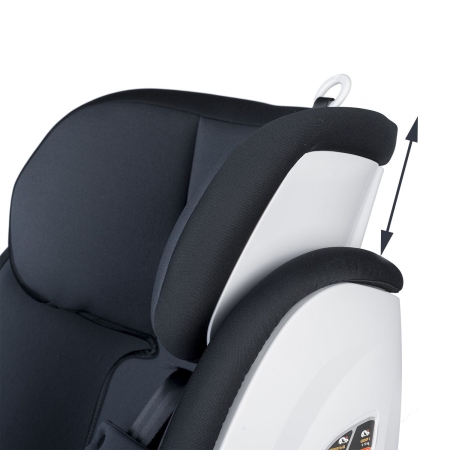 Fotelik samochodowy, isofix, reno, 9-36 kg, kolor grafitowy