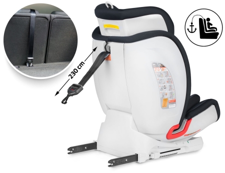 Fotelik samochodowy, isofix, reno, 9-36 kg, kolor grafitowy