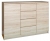 Komoda do sypialni, pokoju, 2D4S, 120x40x97 cm, dąb sonoma