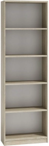 Regał, szafka, biblioteczka, R40, 40x30x182 cm, dąb sonoma
