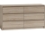 Komoda do sypialni, pokoju, K6, 140x40x75 cm, dąb sonoma