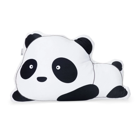 Namiot tipi dla dzieci, bawełna, okienko, panda, grafitowa elegancja