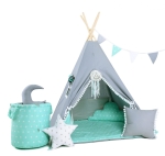 Namiot tipi dla dzieci, bawełna, okienko, mega zestaw, kraina lodu